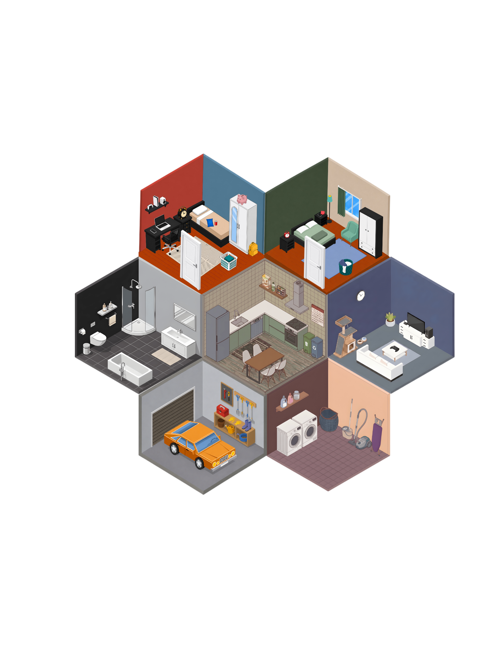 Full house cross-section